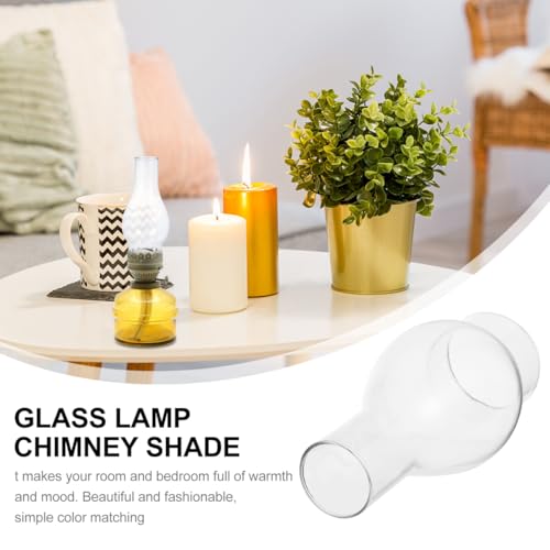 NUOBESTY Clear Oil Lamp Chimney Glass Replacement for 35Mm Kerosene, Vintage Style Hurricane Lamp Shade, Transparent Glass for Indoor Use and Emergency Lighting - Image 5