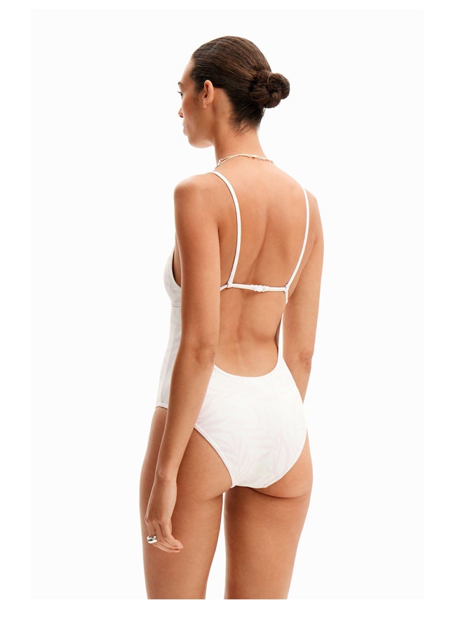 DESIGUAL - Strappy cat swimsuit - Image 1