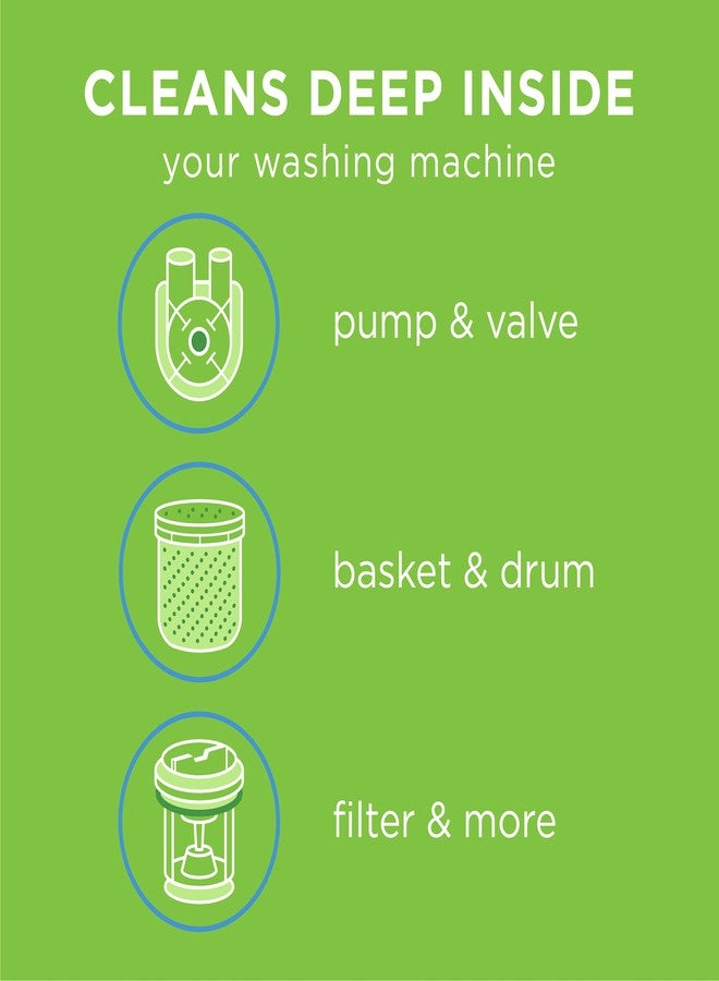 Affresh Washing Machine Cleaner, Cleans Front Load and Top Load Washers, Including HE, 5 Tablets - Image 2