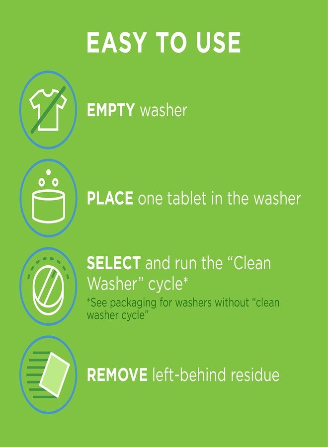 Affresh Washing Machine Cleaner, Cleans Front Load and Top Load Washers, Including HE, 5 Tablets - Image 4