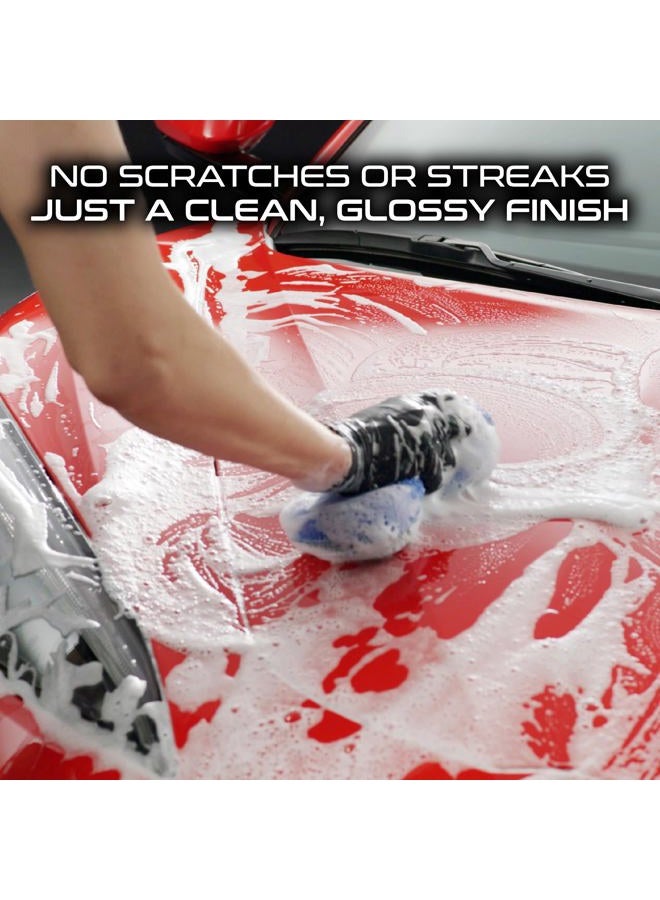 Formula 1 Super Sponge - Two-Sided Microfiber Wash & Scrub Sponge - 9" x 4.5" x 2.25" - Image 3