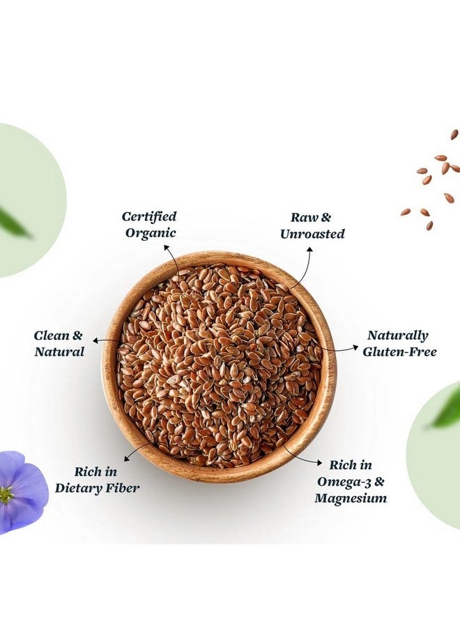 U360 Orgenic Alsi Flax Seeds - Rich in Omega-3, Protein & Fiber | Raw Seeds for Eating & Hair Growth U360_Alsi_flax-Seeds_AA_100g - Image 4