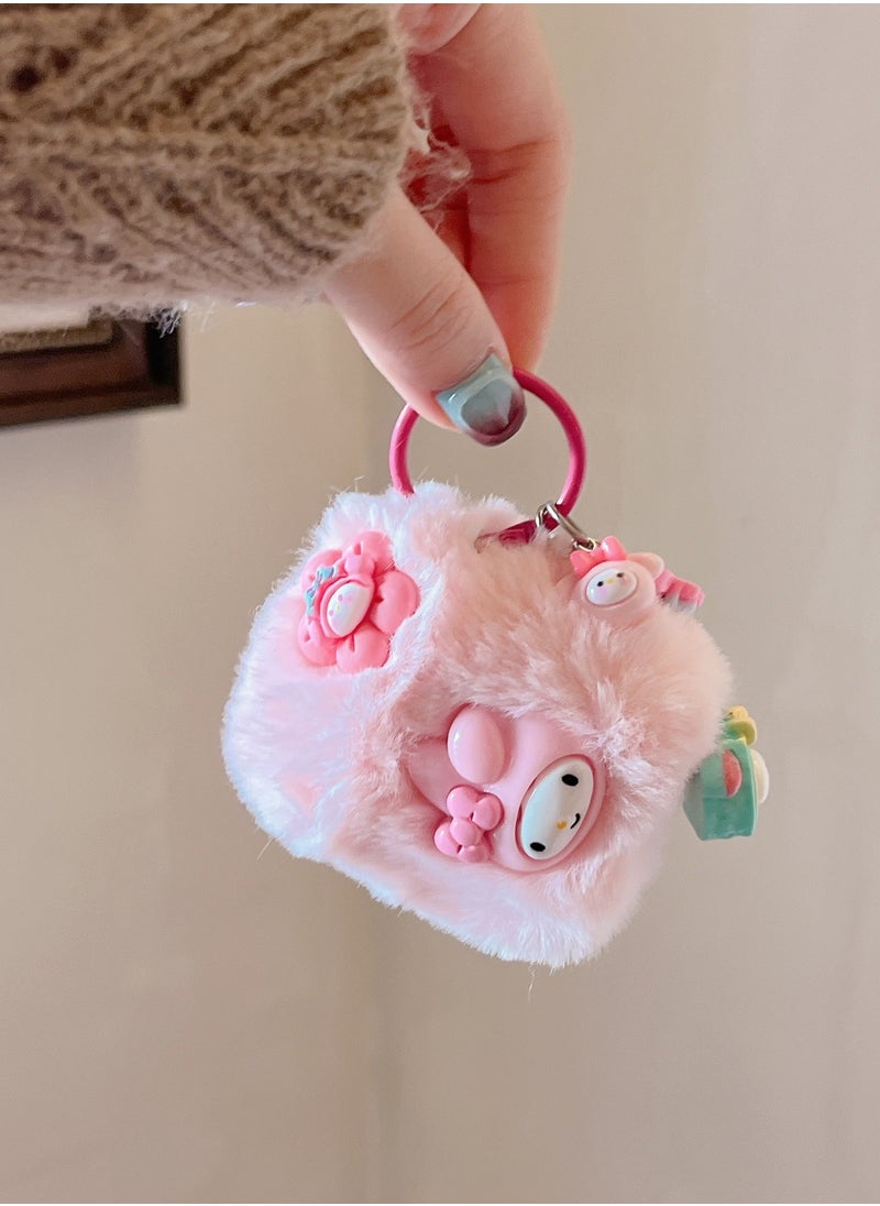 KUYING - Suitable For Apple Bluetooth Earphones Water Bucket Electroplating Full Diamond Protective Case - Image 1