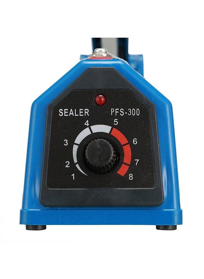 Generic - Electric Manual Hand Impulse Heat Sealer Sealing Packaging Machine For Plastic Packet Pouch Bag Polybag Packing Kitchen Seal Package Poly (13" /32CM),400W,  Blue, Model: 1390 - Image 1