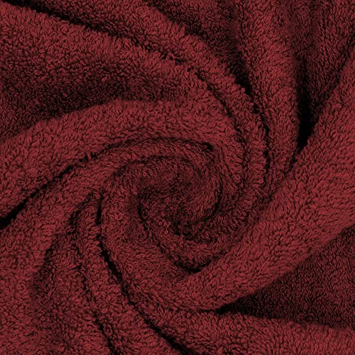 Wakefit Terry Cotton Bath Towel, 500 GSM (Chilli Pepper), Red - Image 3