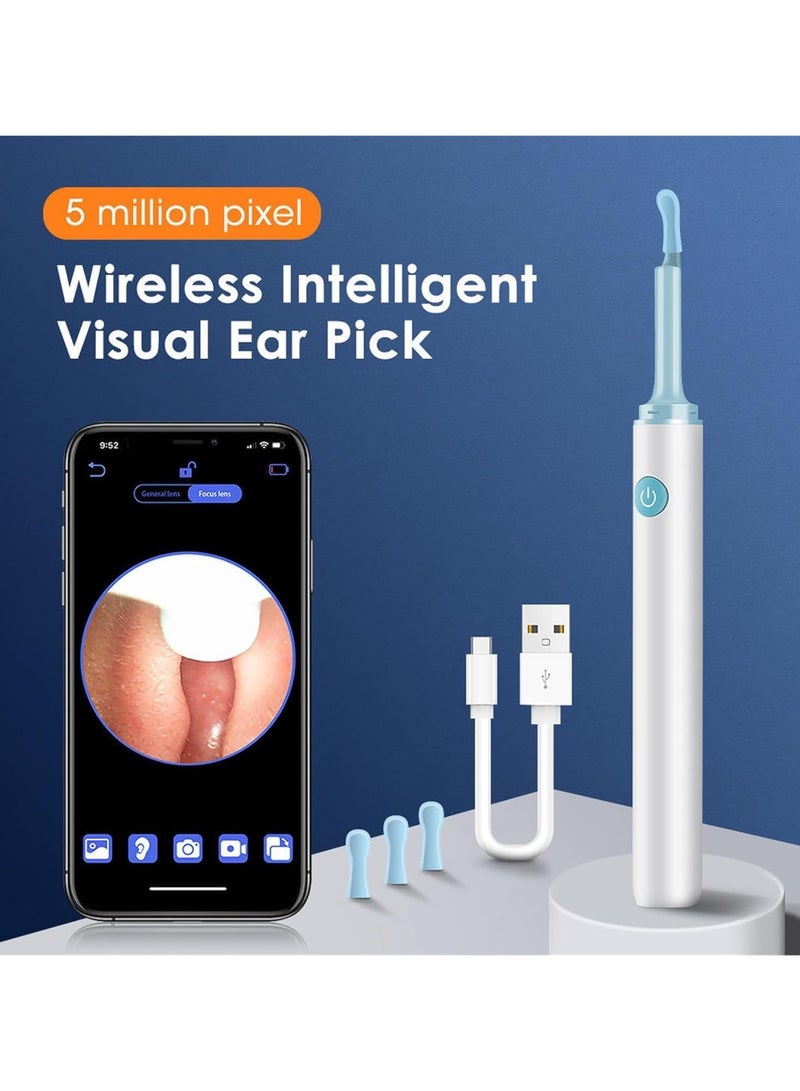 general Ear Wax Removal Tool,Wi-Fi Visible Wax Elimination Spoon, Rechargeable Ear Wax Removal Tool with Camera for Phone & Android - Image 2