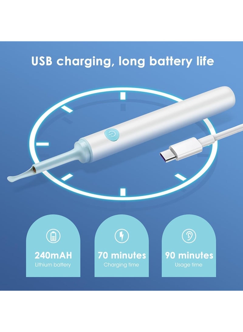 general Ear Wax Removal Tool,Wi-Fi Visible Wax Elimination Spoon, Rechargeable Ear Wax Removal Tool with Camera for Phone & Android - Image 5