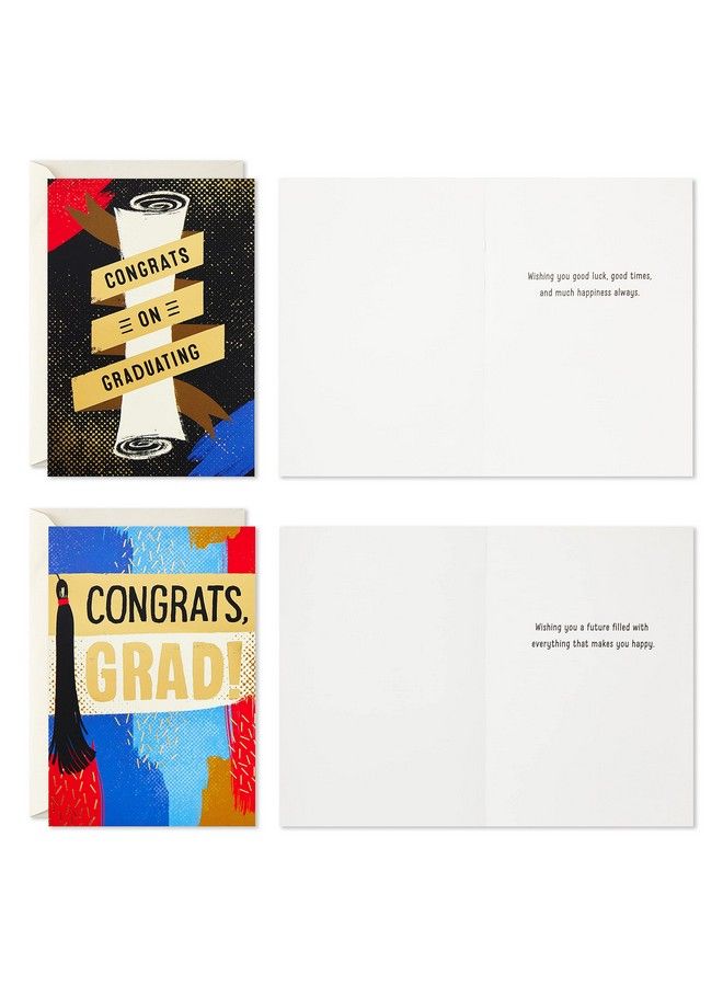 Hallmark تشكيلة بطاقات التخرج تهانينا (16 بطاقة وظروف 4 تصاميم) - Image 4