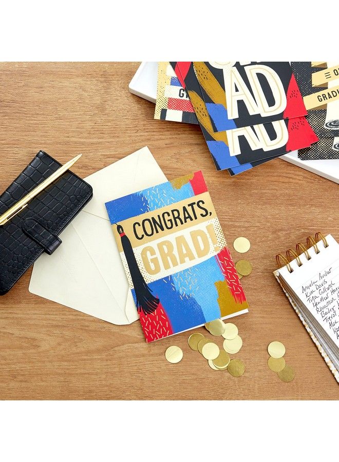 Hallmark تشكيلة بطاقات التخرج تهانينا (16 بطاقة وظروف 4 تصاميم) - Image 3