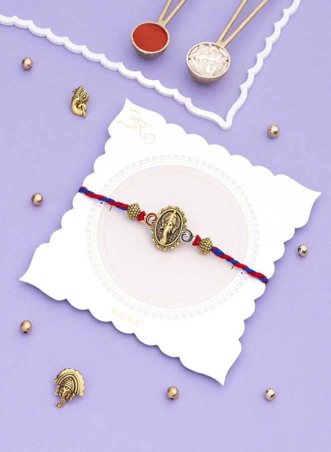 DORE® Ganesha Blessings Rakhi For Brother - Image 2