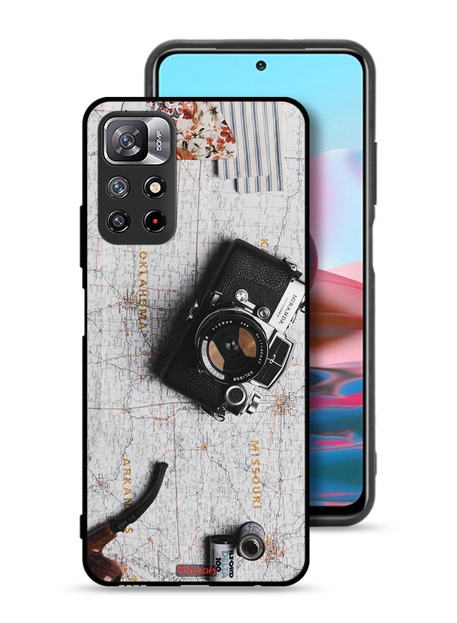 Tolwak Xiaomi Redmi Note 11S Protective Case Cover Vintage Camera - Image 1