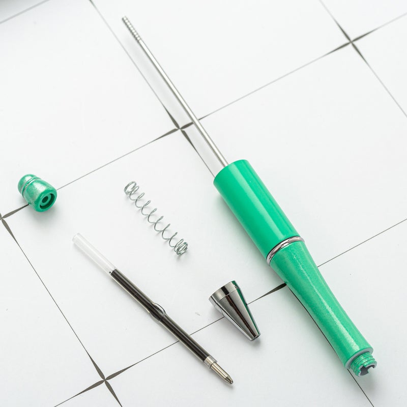 Diy Beaded Pen Rotating Ballpoint Pen Printing Logo Creative Plastic Beaded Pen Spot - Image 5