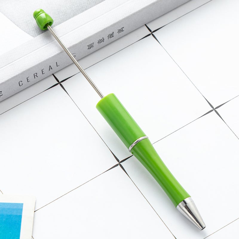 Diy Beaded Pen Rotating Ballpoint Pen Printing Logo Creative Plastic Beaded Pen Spot - Image 1