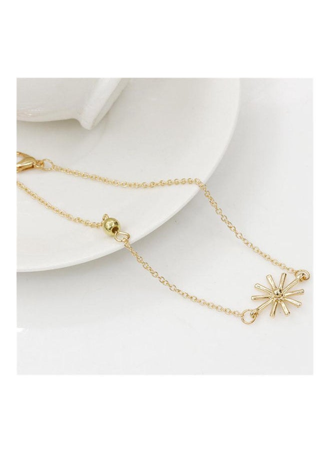 NIBEMINENT - Women's Sweet Style Stylish Simple Flower Shape Bracelet - Image 1