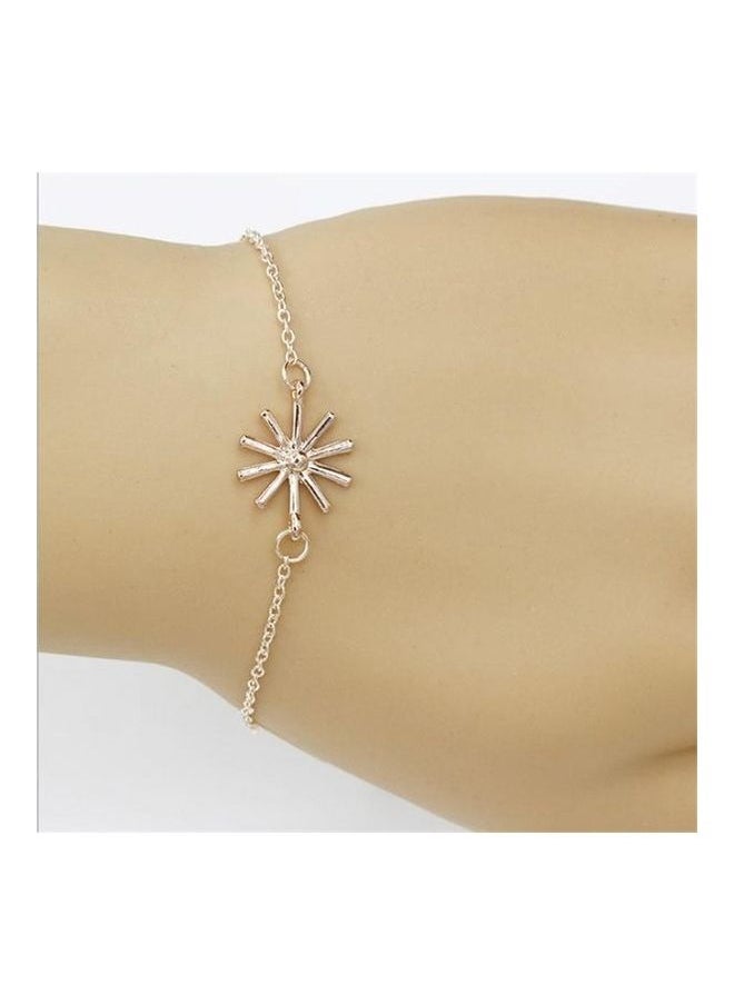 NIBEMINENT - Women's Sweet Style Stylish Simple Flower Shape Bracelet - Image 1