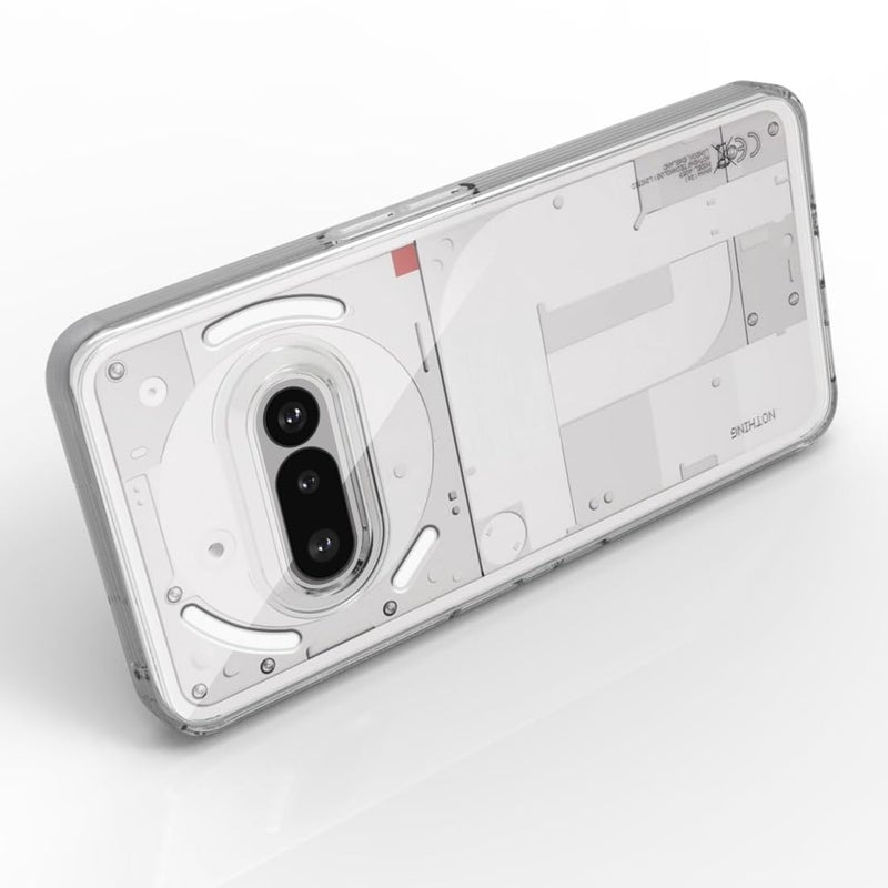 Nishtech غطاء خلفي شفاف هجين ناعم رفيع مضاد للغبار لهاتف Nothing Phone 3A 5G 2025 مع حماية الكاميرا - Image 2