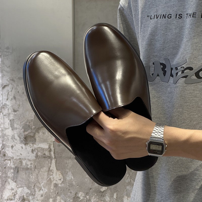 Baotou Non-Tiring Half Slippers Classic Retro Slippers 2025 French Lazy Slip-On Sandals - Image 2