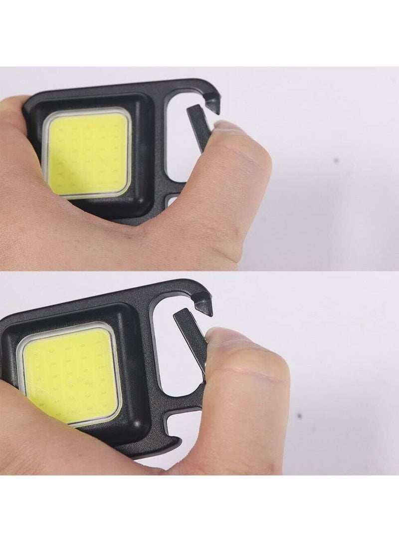 مصباح يدوي صغير ميني LED COB مع سلسلة مفاتيح، مصباح يدوي ميني 800 لومن - Image 2