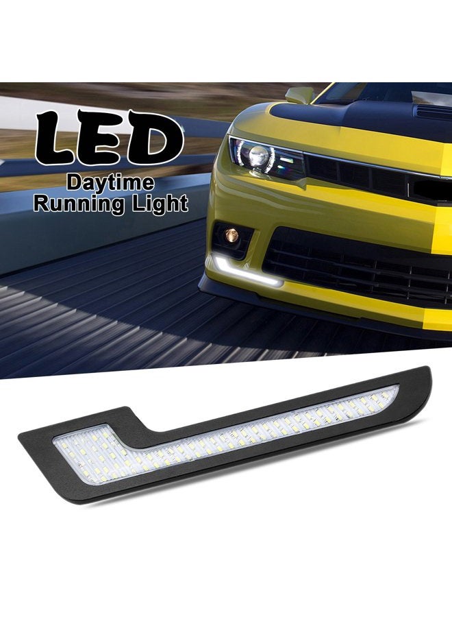 LEADTOPS Daytime Running Lights LED White Light L-Shape Strips 72 SMD Glass Lens with Back Sticker 12V DRL 6W DIY LED Lamp 100% Waterproof (2 Pack) - Image 2