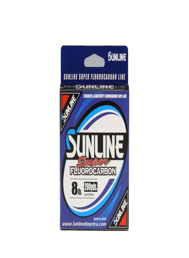 Sunline Super Fluorocarbon Fishing Line, Clear, 8 Pounds, 200 Yards - Image 1