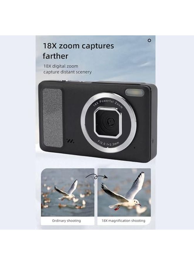 4K 64MP Digital Camera 2.4 Inch Vlogging Camcorder Auto Focus Webcam for Beginners - Image 5