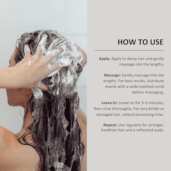 PREVIA Reconstruct Regenerating Shampoo | White Truffle & Organic Plant Extracts | Moisturizing Cleanser for Damaged, Brittle Hair | Vegan, Sulfate-Free, Eco Bio Formula | 11.5 oz - Image 3