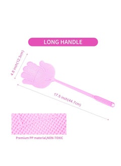 KASTWAVE Fly Swatter - Funny Hand Shaped Fly Swatters -Durable - Colorful for Home/Indoor/Outdoor/Classroom/Office/Pack of 5  - Image 4
