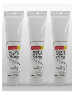 Camlin Camlin Acrylic Colour, White 360ml  - Image 1