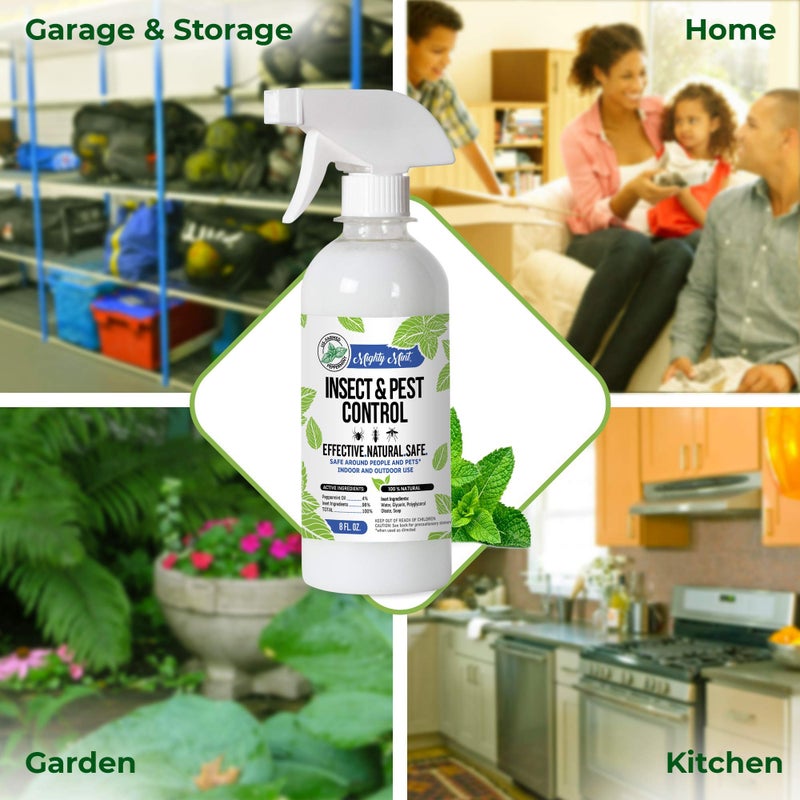 Mighty Mint 8oz Insect and Pest Control Peppermint Oil - Natural Spray for Spiders, Ants, and More (2) - Image 5