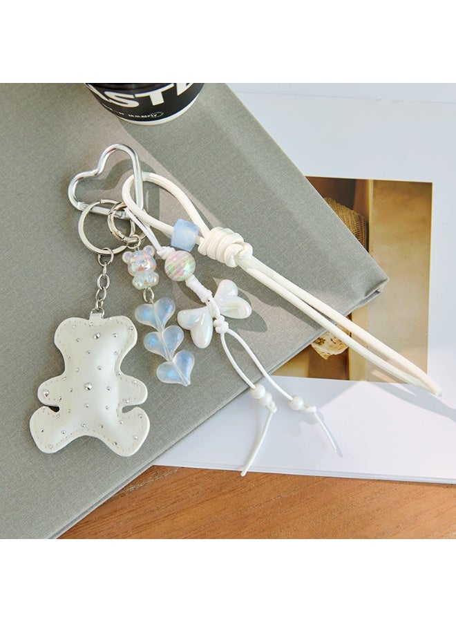 NIBEMINENT Phone Charm/ Chain Strap for Women Girls, Cute Cartoon Cell Phone Case Lanyard Wrist Strap