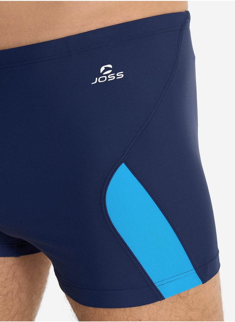 Joss Joss Men's Swimming Trunks-Shorts Blue – Creora Highclo Technology, UV-Resistant, Adjustable Drawstring Waist, Durable for Water Sports  - Image 3