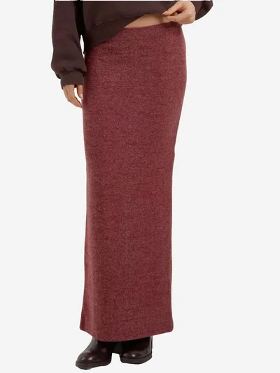 هيكاب تنورة ناعمة بخصر مطاطي وفتحة