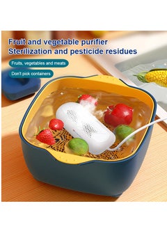 AROAQ Fruit And Vegetable Washing Machine,  Multifunctional Fruit And Vegetable Purifier Cleaning Machine, Capsule Shape Disinfection Machine For Cleaning Fruits And Vegetables  - Image 4