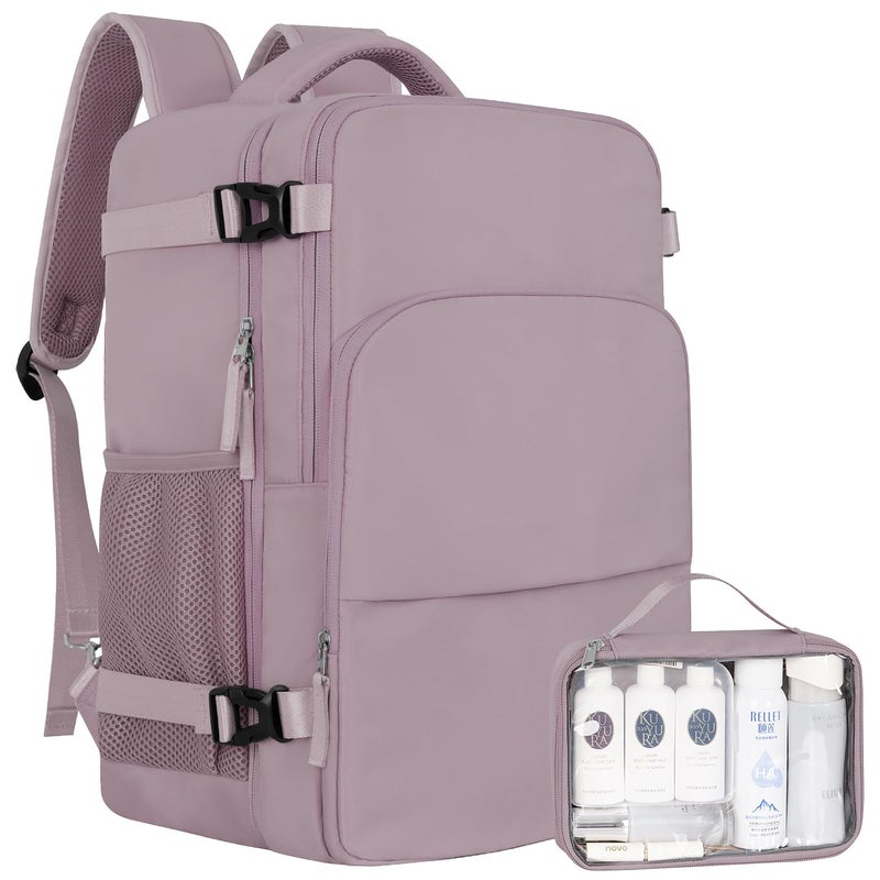 Sinaliy Travel laptop Backpack for Women, Personal Item Size Flight Approved, 16 Inch Laptop Bag with Multi-Pockets, College Computer Bag, Waterproof Carry On Backpack Casual Daypack Backpack - Image 1