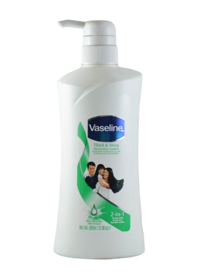 Vaseline Vaseline Thick & Shiny Milk Nutrient Shampoo 2in1 650 ML