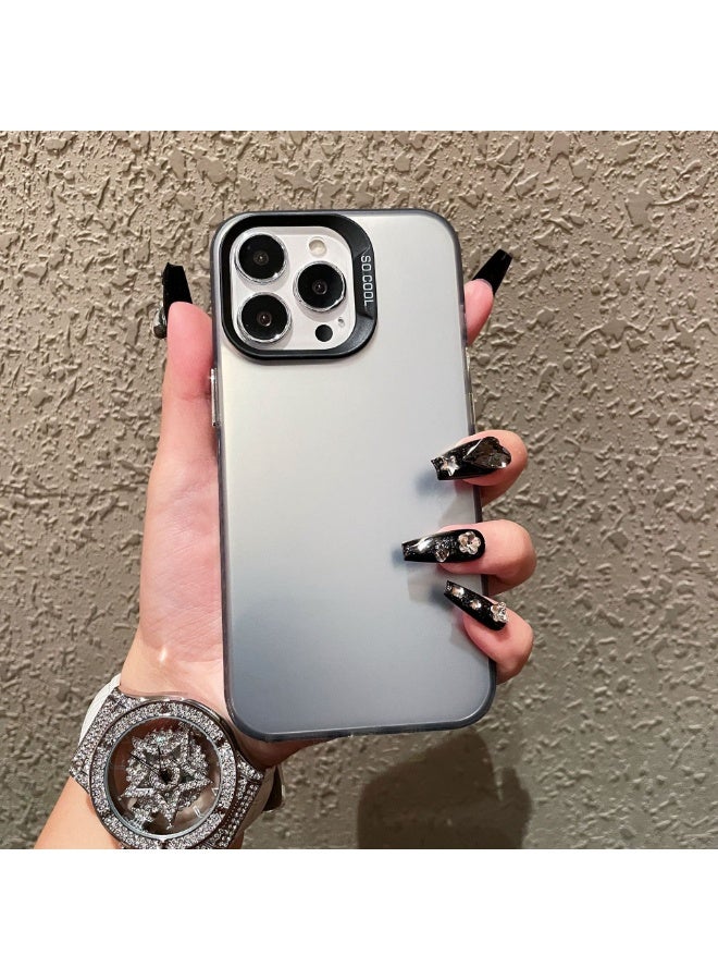 NIBEMINENT Simple Fantasy Light Protective TPU Case Cover For iPhone 15, Black - Image 1