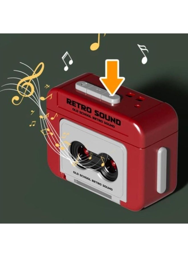 Vintage Voice Recorder - Portable Mini Keychain, Retro Voice Recording Accessory, Unique Mini Voice Recorder, Backpack Gift, Classic Vintage Design, Color May Vary, 1 Piece - Image 4