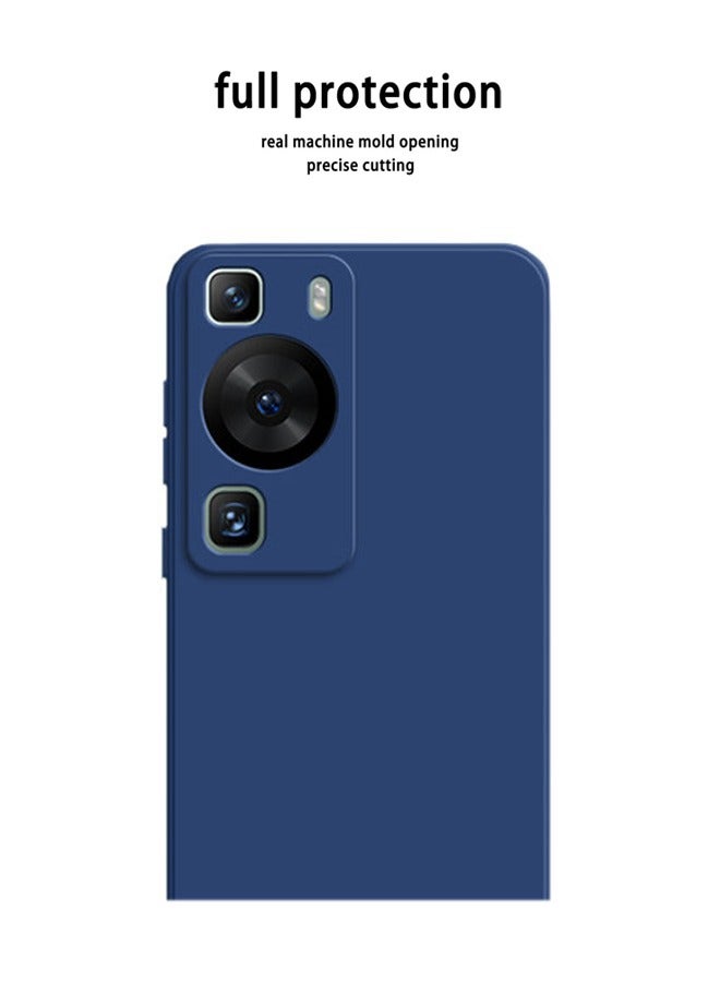 Huawei P60/Huawei P60 Pro Cover Blue- Premium 2.0mm TPU Silicon, Enhanced Camera Protection with Lens Shield, Shockproof & Water-Proof Cover for Huawei P60/Huawei P60 Pro - Image 2