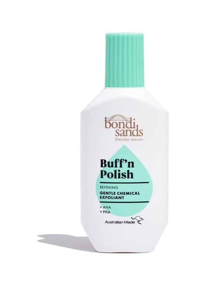 BONDI SANDS Buff N Polish Gentle Chemical Exfoliant 30ml Enriched with Cherry Blossom Suitable for sensitive skin Vegan Cruelty Free 30ml 1 01 Fl Oz - Image 1