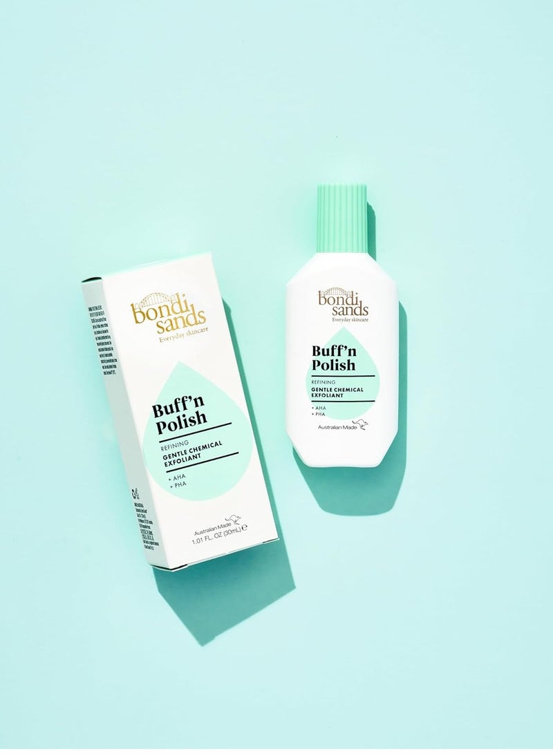 BONDI SANDS Buff N Polish Gentle Chemical Exfoliant 30ml Enriched with Cherry Blossom Suitable for sensitive skin Vegan Cruelty Free 30ml 1 01 Fl Oz - Image 3