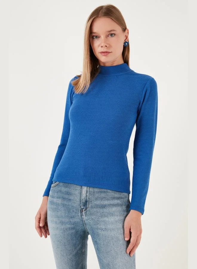 Lela Lela Elastic Slim Fit Half Turtleneck Sweater Women's SWEATER 5865344