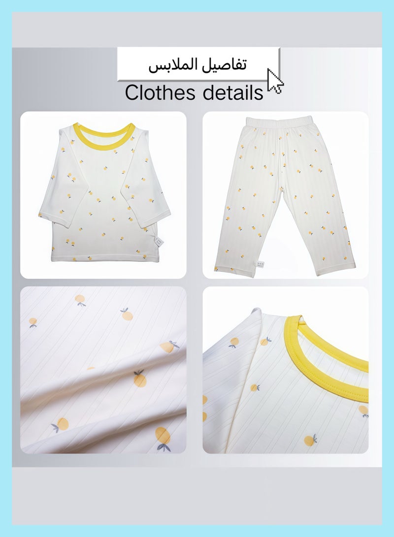 Children's pajamas suits, pure cotton, boys' underwear,  thin pajamas and cotton shirts - Image 3