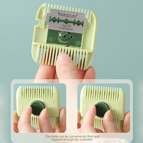 JB Export Unisex Two In One Hair Comb Cutter, Double Sided Baby Hair Cutting Razor Comb,Hair Trimmer Bang Comb Styling Tool (Pack Of 1), Multicolor - Image 3