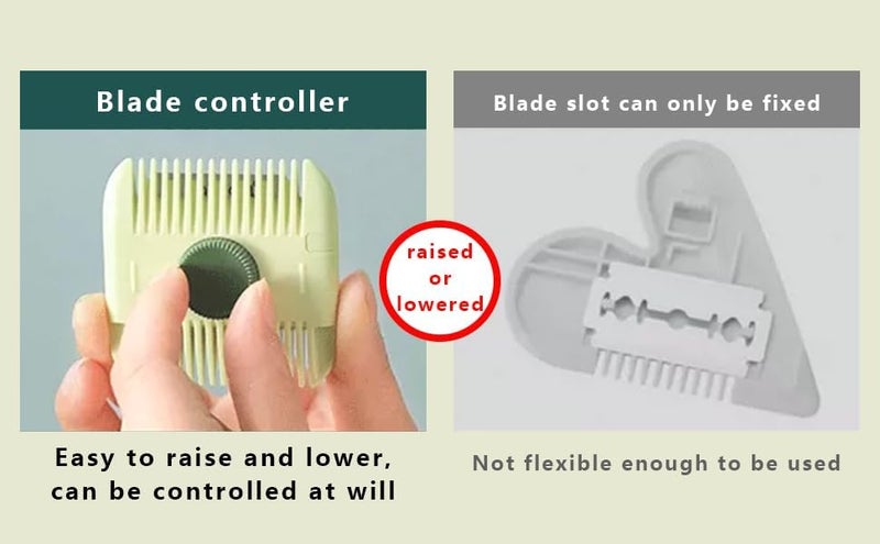 JB Export Unisex Two In One Hair Comb Cutter, Double Sided Baby Hair Cutting Razor Comb,Hair Trimmer Bang Comb Styling Tool (Pack Of 1), Multicolor - Image 5