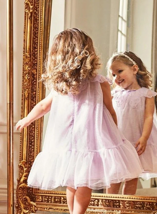 Dave & Bella Purple Butterfly Dress