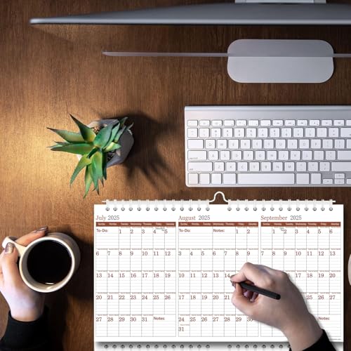 STRIVE ZEN 2025-2028 Yearly Wall Calendar by STRIVE ZEN, Quarterly Planner, Move a Page, Julian Date, July 2025 to December 2028, Thick Paper, Vertical, Rolling 12 months, 36" x 17", 3 Full Years, 42 Months - Image 5