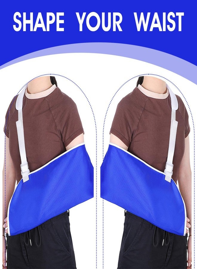 Wanmu Arm Sling for Women and Men, Shoulder Brace Immobilizer, Comfortable Medical Sling for Shoulder Injury, Arm Sling with Lightweight and Breathable, Broken, Dislocated, Fracture, Strain (Blue) - Image 4