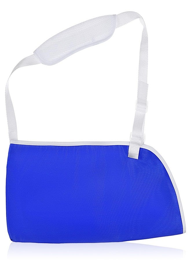 Wanmu Arm Sling for Women and Men, Shoulder Brace Immobilizer, Comfortable Medical Sling for Shoulder Injury, Arm Sling with Lightweight and Breathable, Broken, Dislocated, Fracture, Strain (Blue) - Image 1