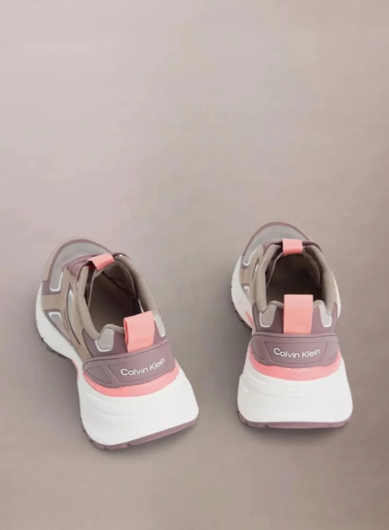 Calvin Klein Desert Taupe/Peppercorn/Peach Trailblazer — Ripstop Runner Trainers for Women | Best Price UAE