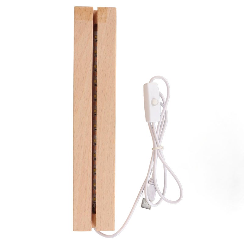 LED Display Base For Glass Artworks With USB Interface 18cm Size - Image 3